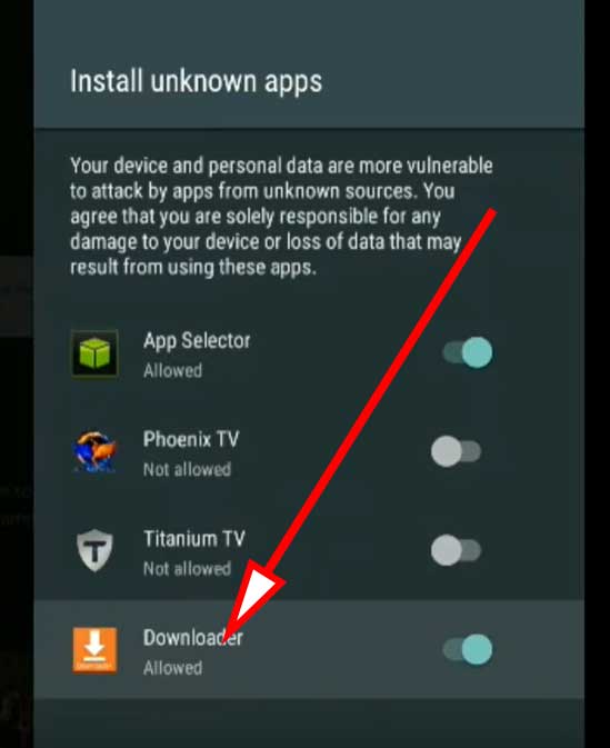 allow downloader unknown apps nvidia shield tv