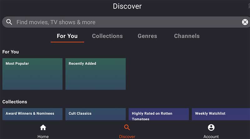 Tubi Discover Movies