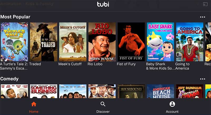 Tubi Movies and TV Shows